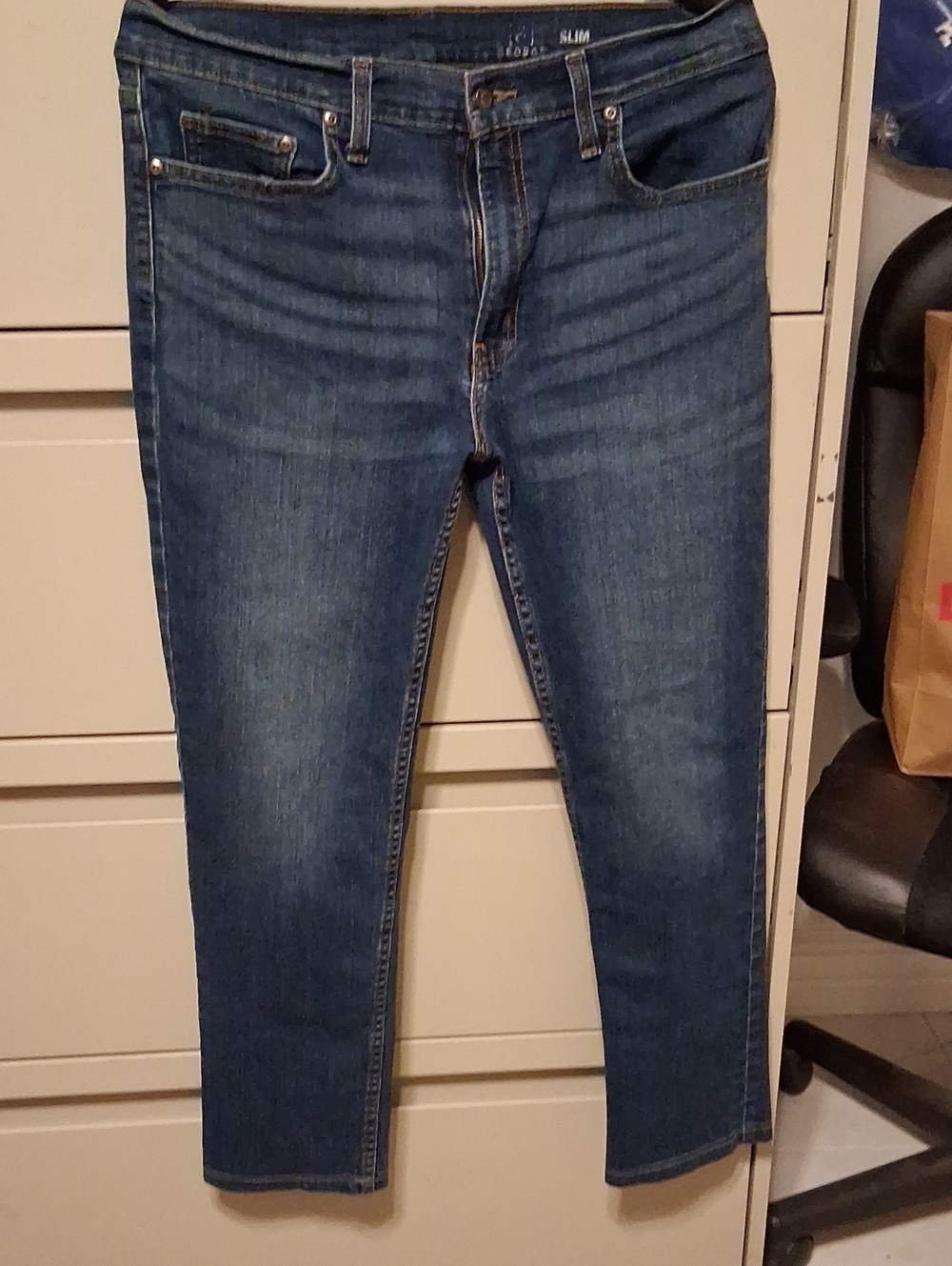 George Slim Women's Blue Stretch Jeans